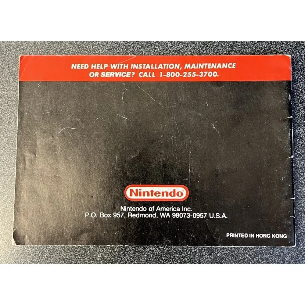 Nintendo Game Boy Console System Instruction Manual Booklet (H)GA-DMG-USA-1